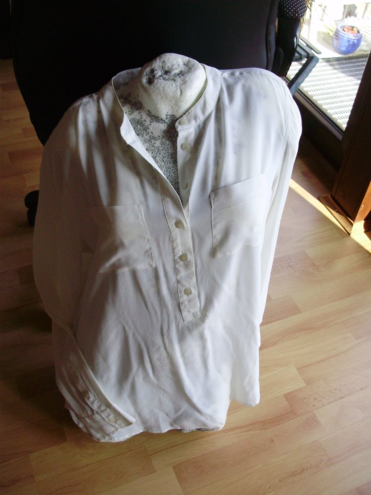 Jadicted Bluse 100% Seide beige XL wie neu