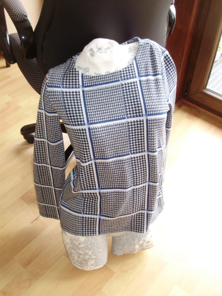 Street one Oberteil blau schwarz Karo Gr 34 =S