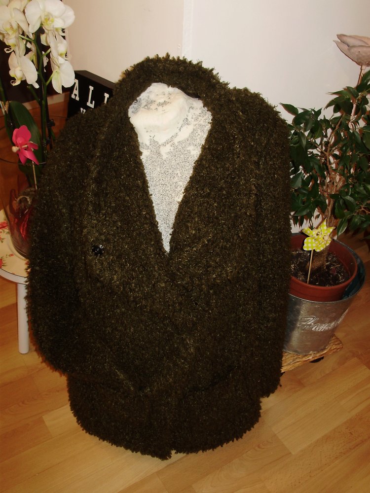 Avoca Dublin Kuschelmantel grün Gr M