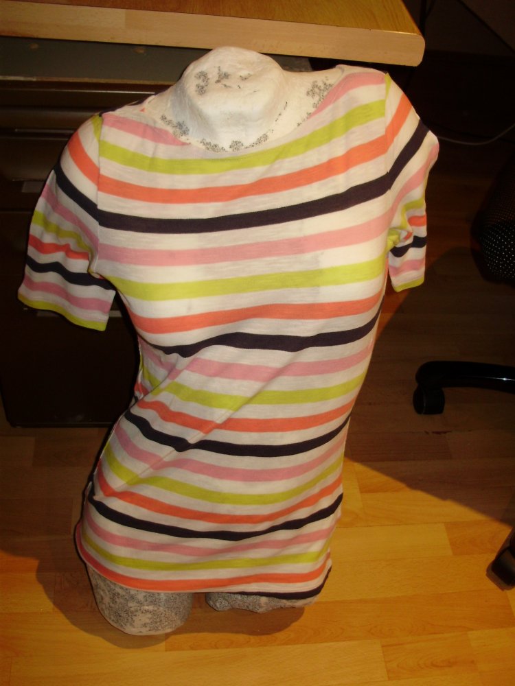 Marc O´Polo Feinstrick Shirt bunte Streifen S Baumwolle