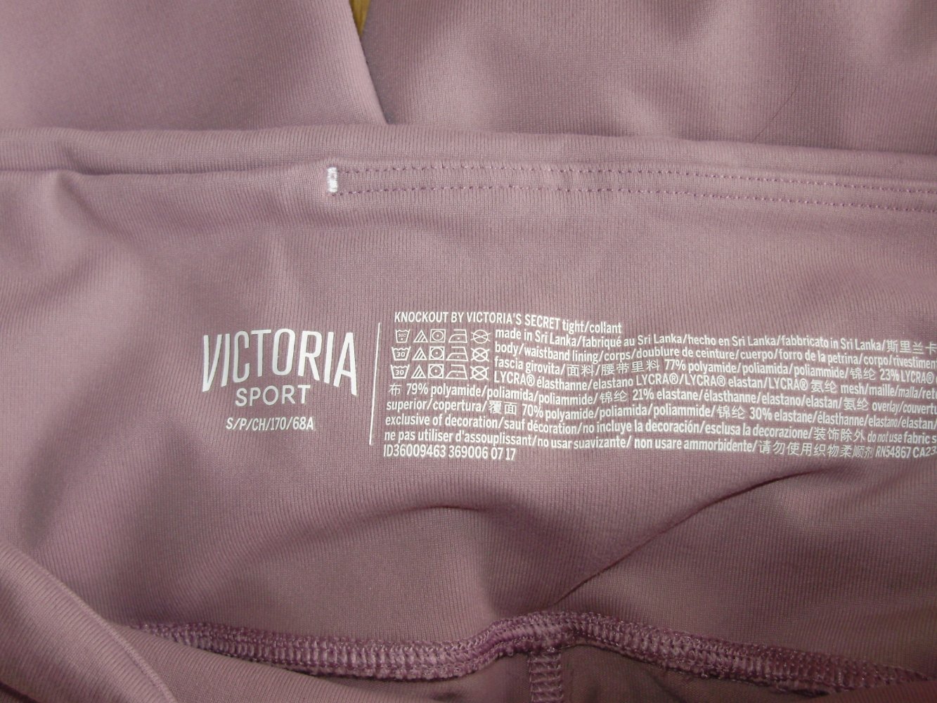 Victorias Secrets Leggings altrose S wie neu