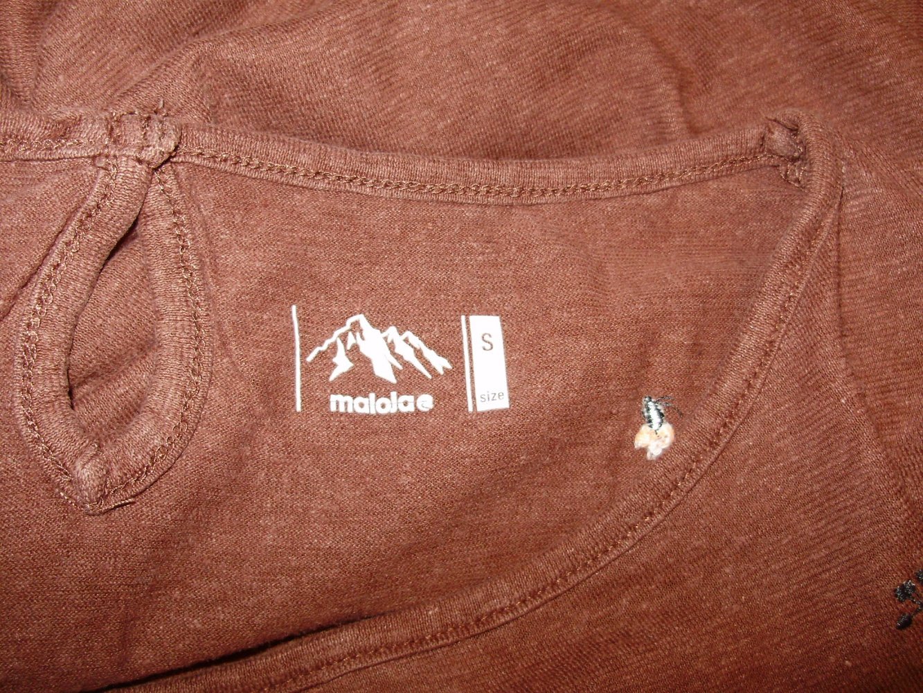 Maloja Shirt Langarm braun Rotkehlchen S