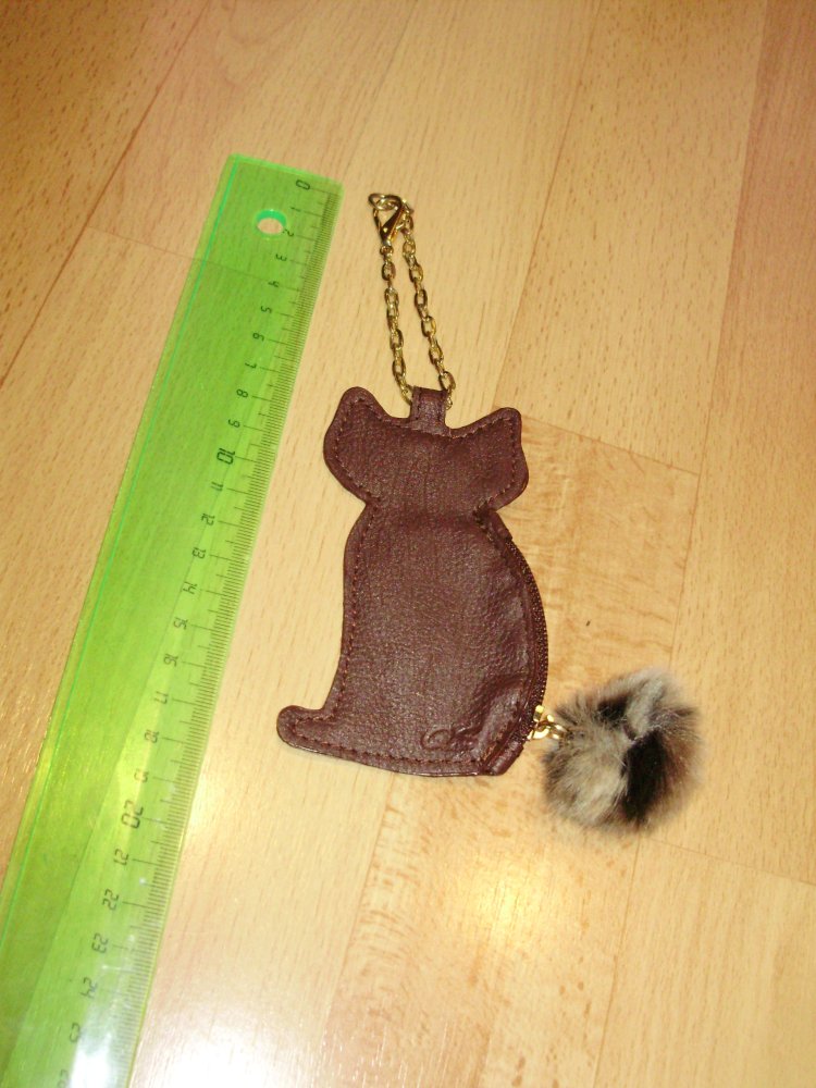 s. oliver Taschenanhänger kleine Geldbörse Katze neu