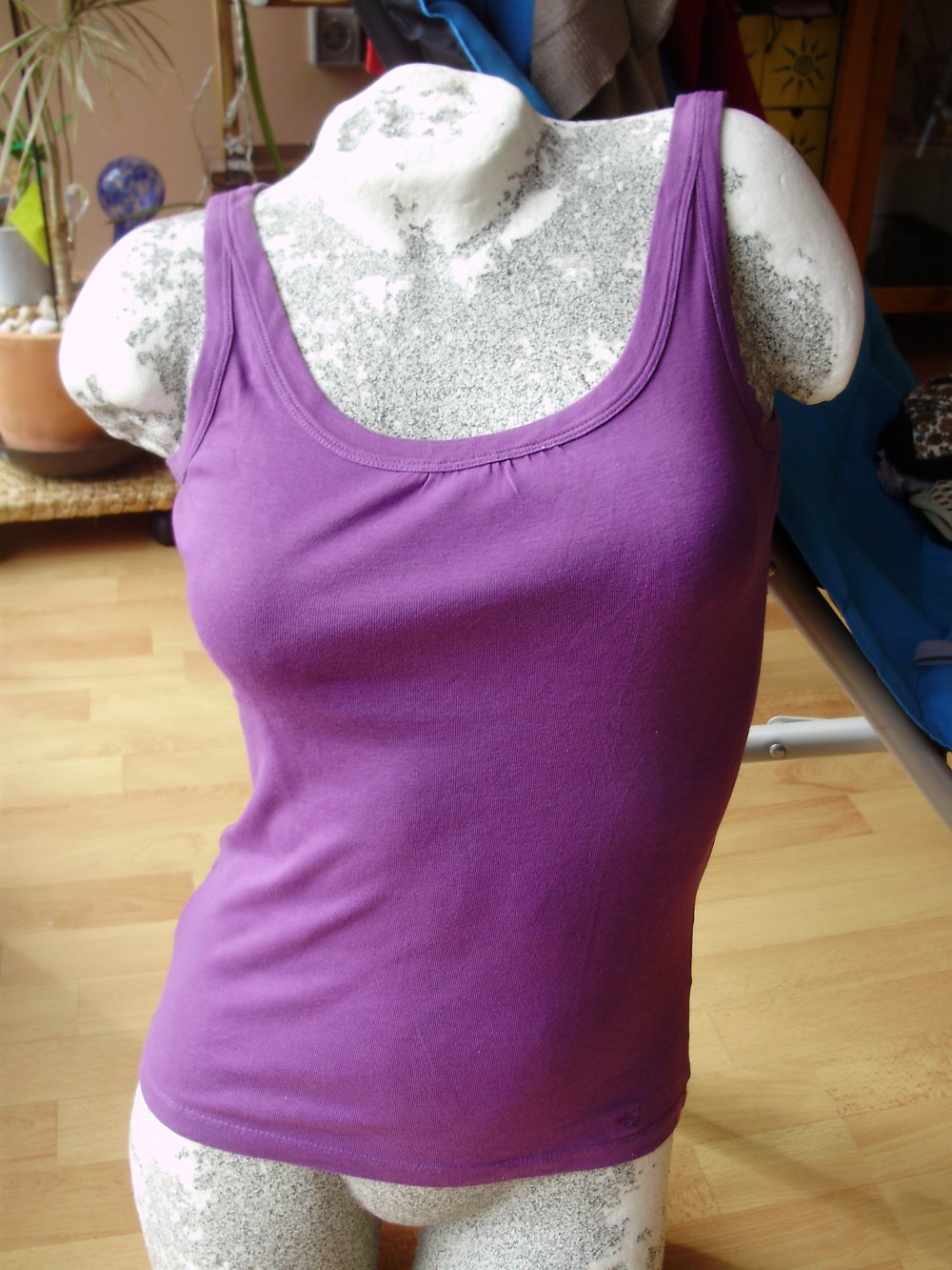 Esprit Top Stretch lila XS S