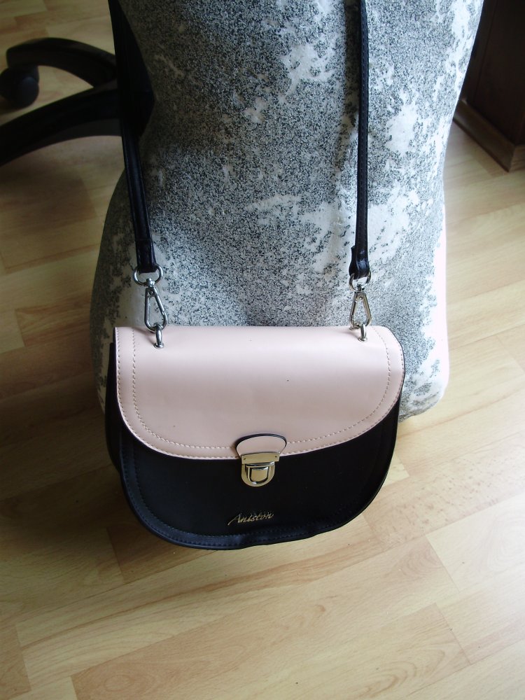 Aniston Tasche wechselbare Frontklappe rose bordeaux