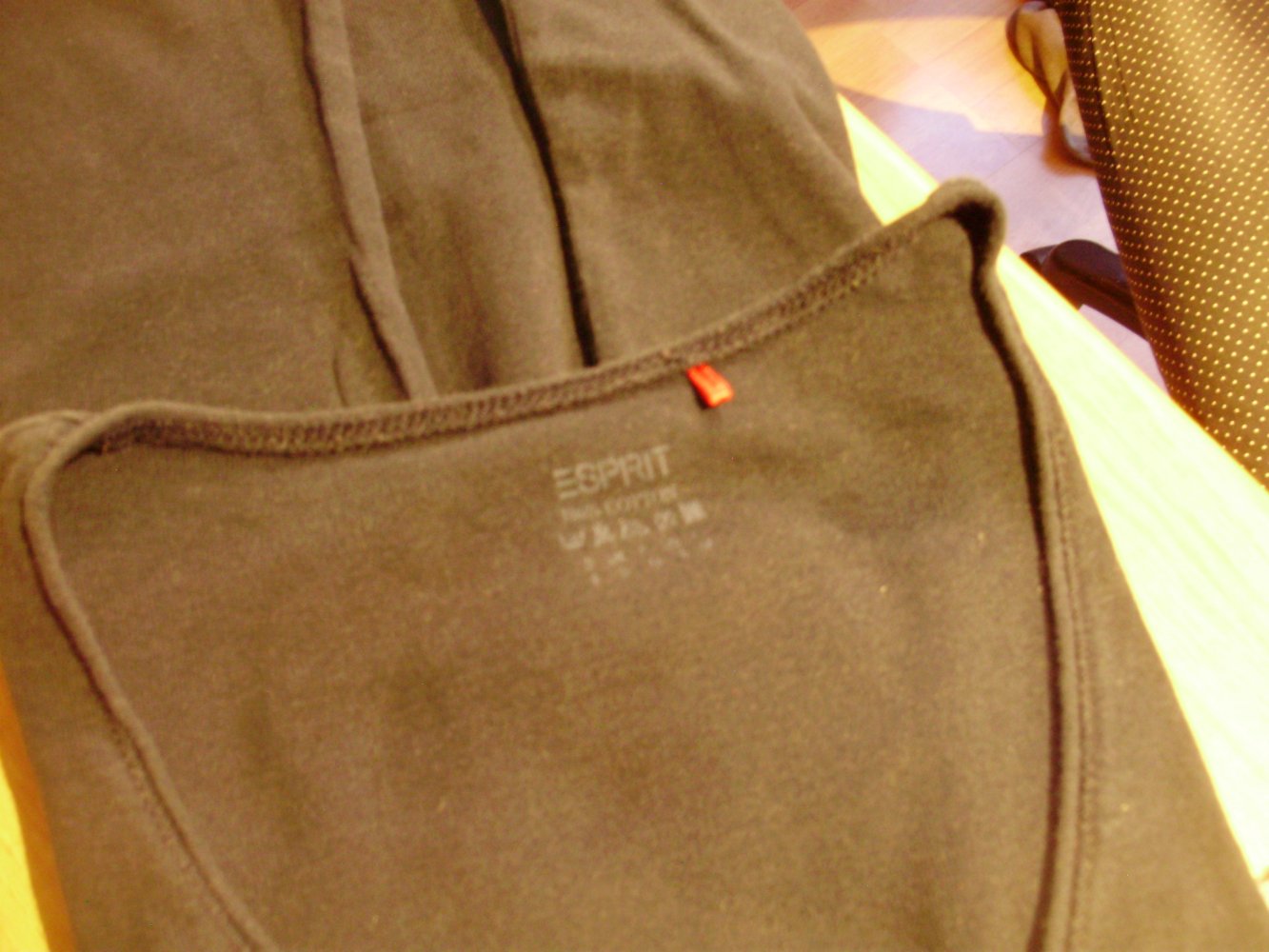 Esprit Shirt V-Ausschnitt schwarz S