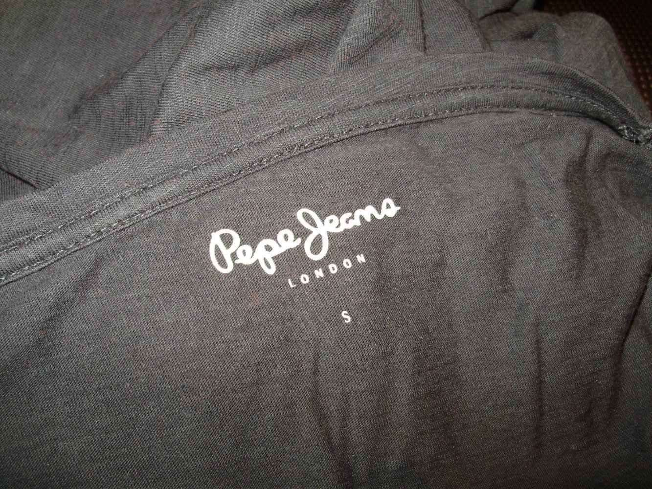 Pepe Jeans LA Shirt schwarz Stickerei S = M/ L