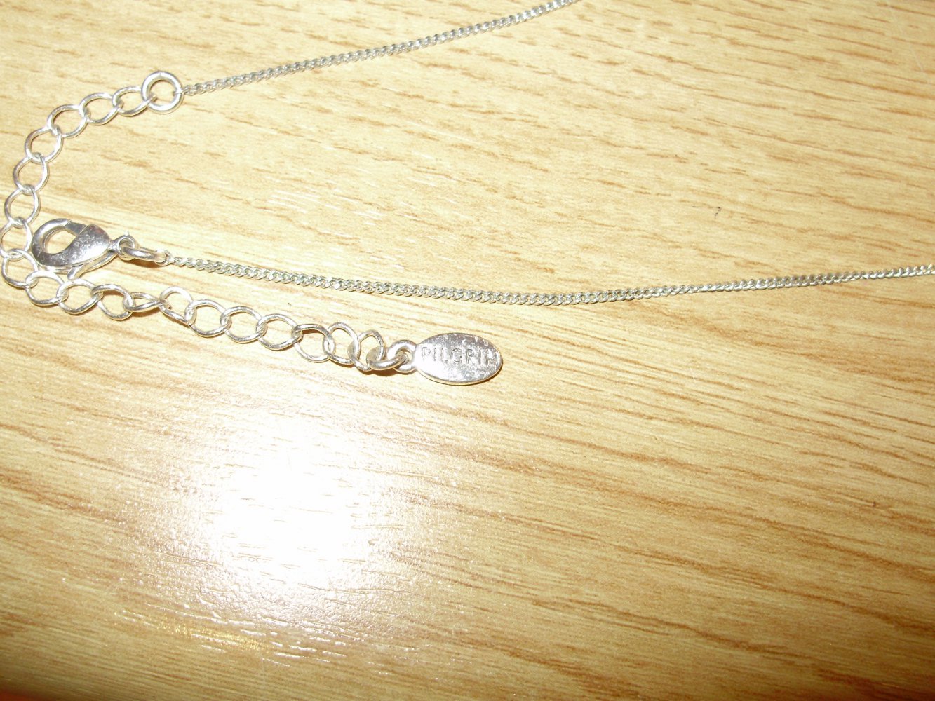 Pilgrim Kette silbern zart Schmetterling wie Collier wie neu