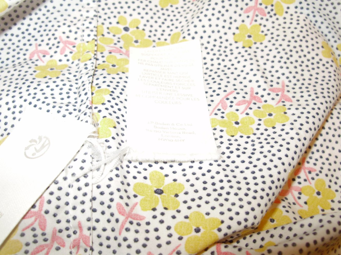 Boden Bluse LA hell Blumen 10R/6R = S