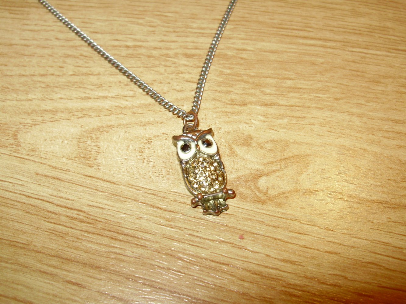 Kette mit kleinem Eulenanhänger