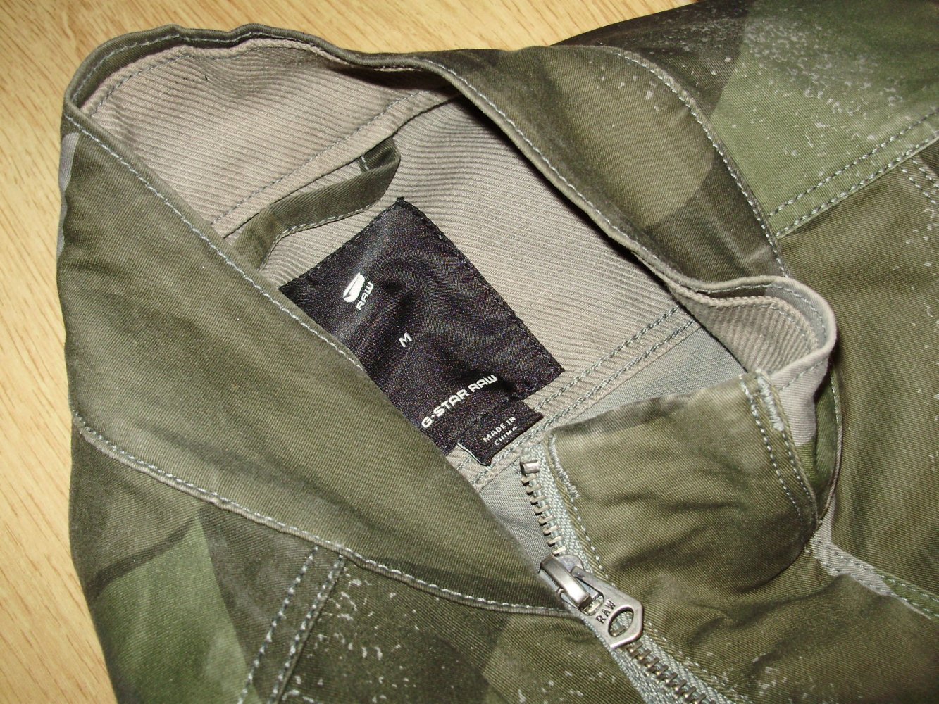 G-Star Raw Jacke grün Muster M