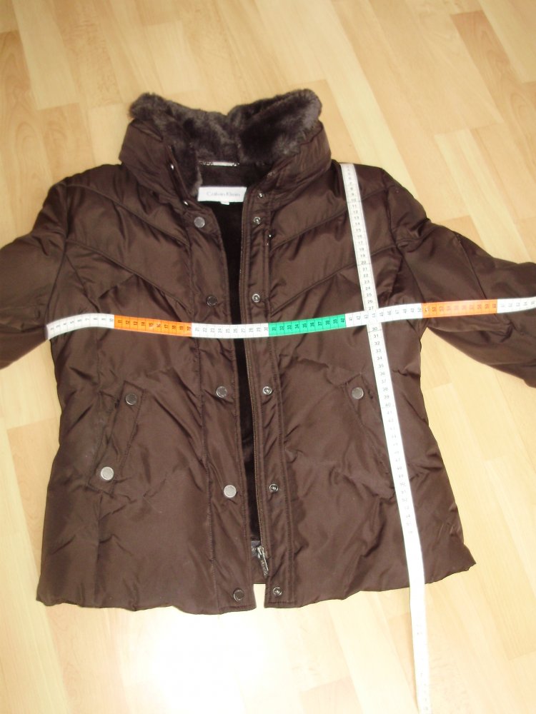 Calvin Klein Stepp Jacke Innenfutter Pelzimitat ausgefallen Gr M