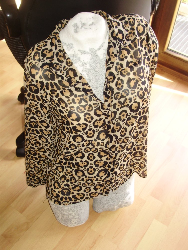 Leo Bluse braun S passend