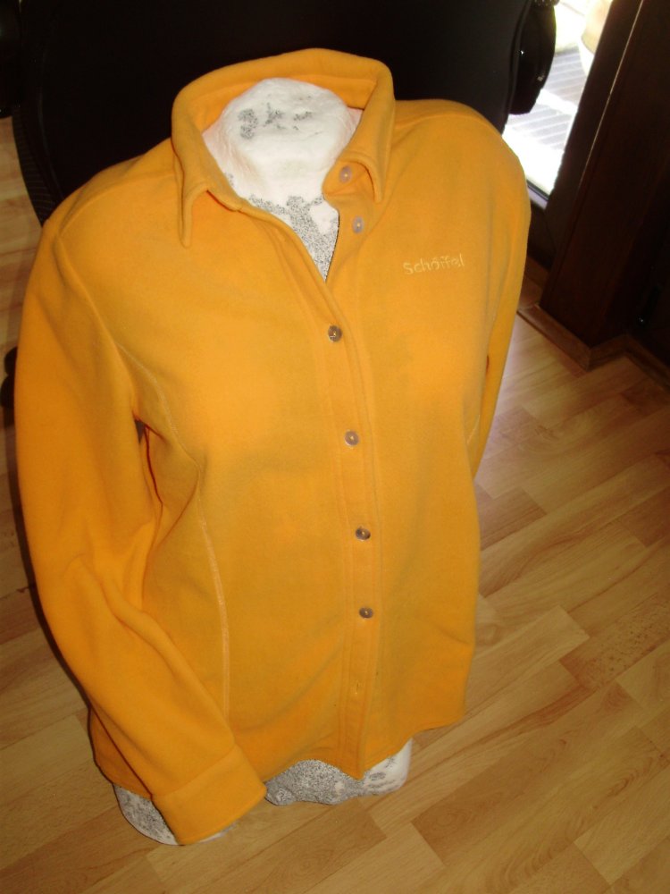 Schöffel Fleecejacke orange 40 passend