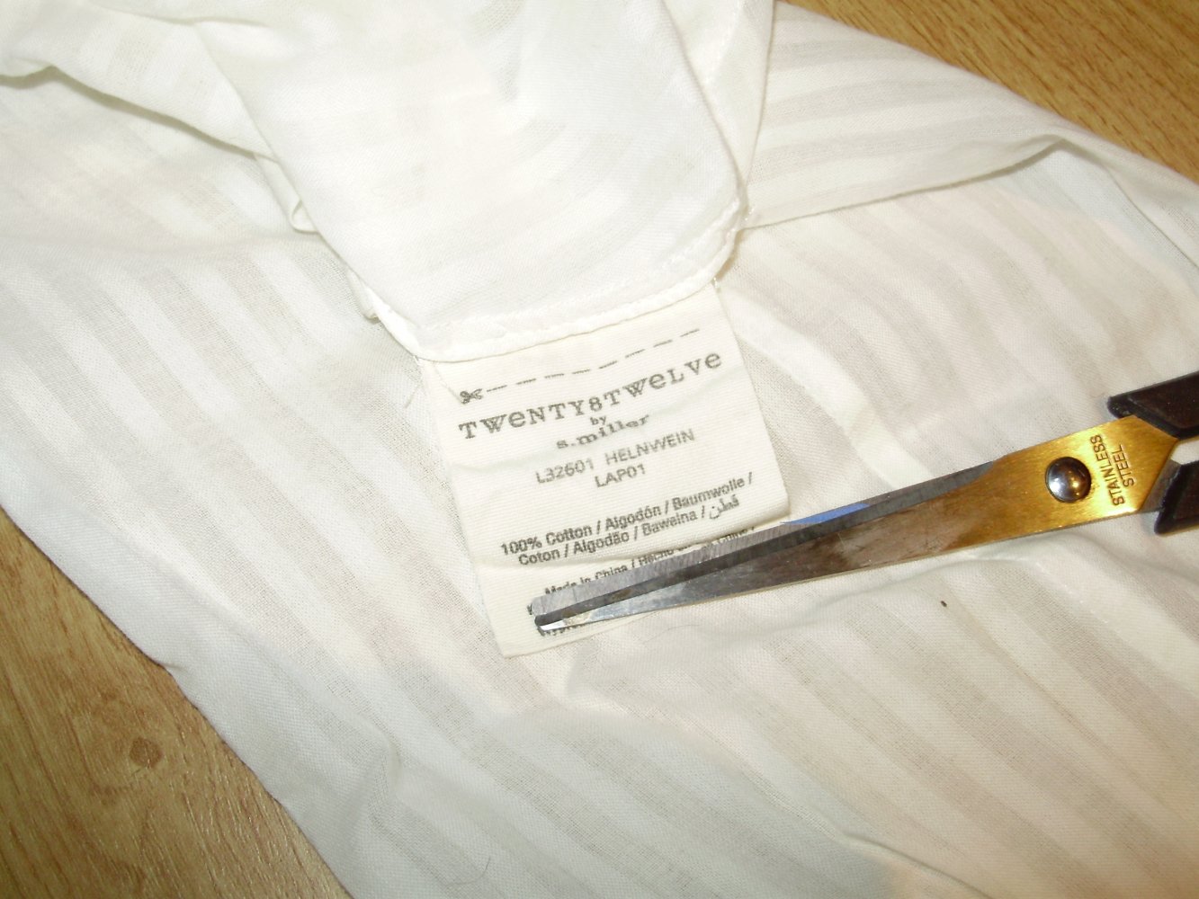 Twenty8Twelve Bluse ausgefallen weiß / creme Baumwolle 40