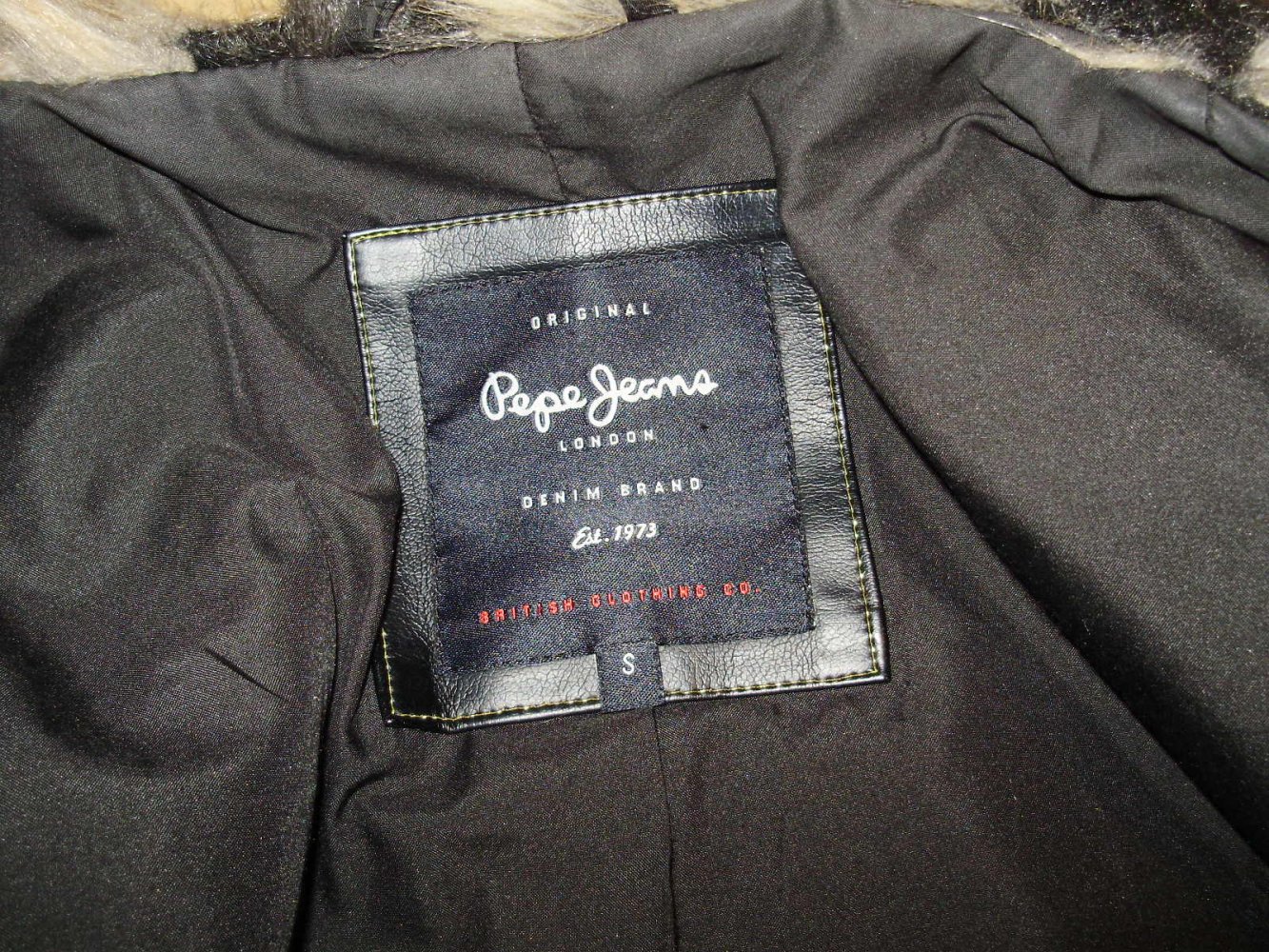 Pepe Jeans Fell Jacke Imitat ausgefallen Gr S