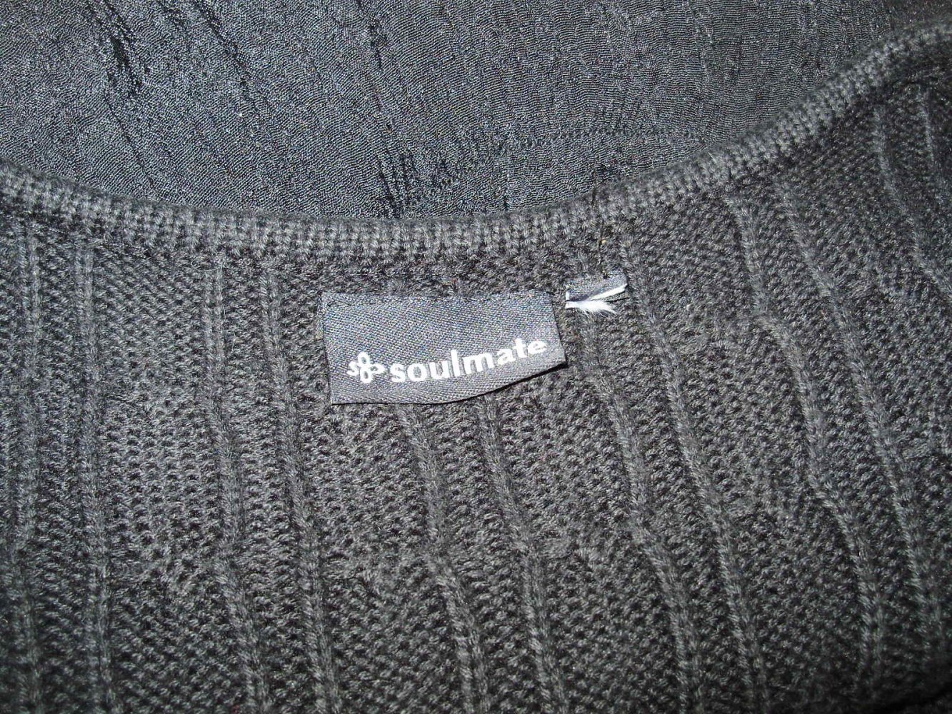 Soulmate Kleid ausgefallen Spitze schwarz S M