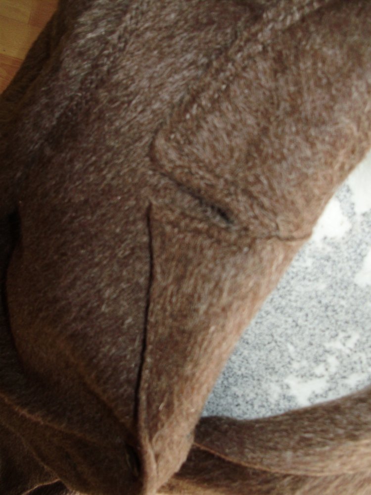 Lama Mantel echt Lama braun 40 passend