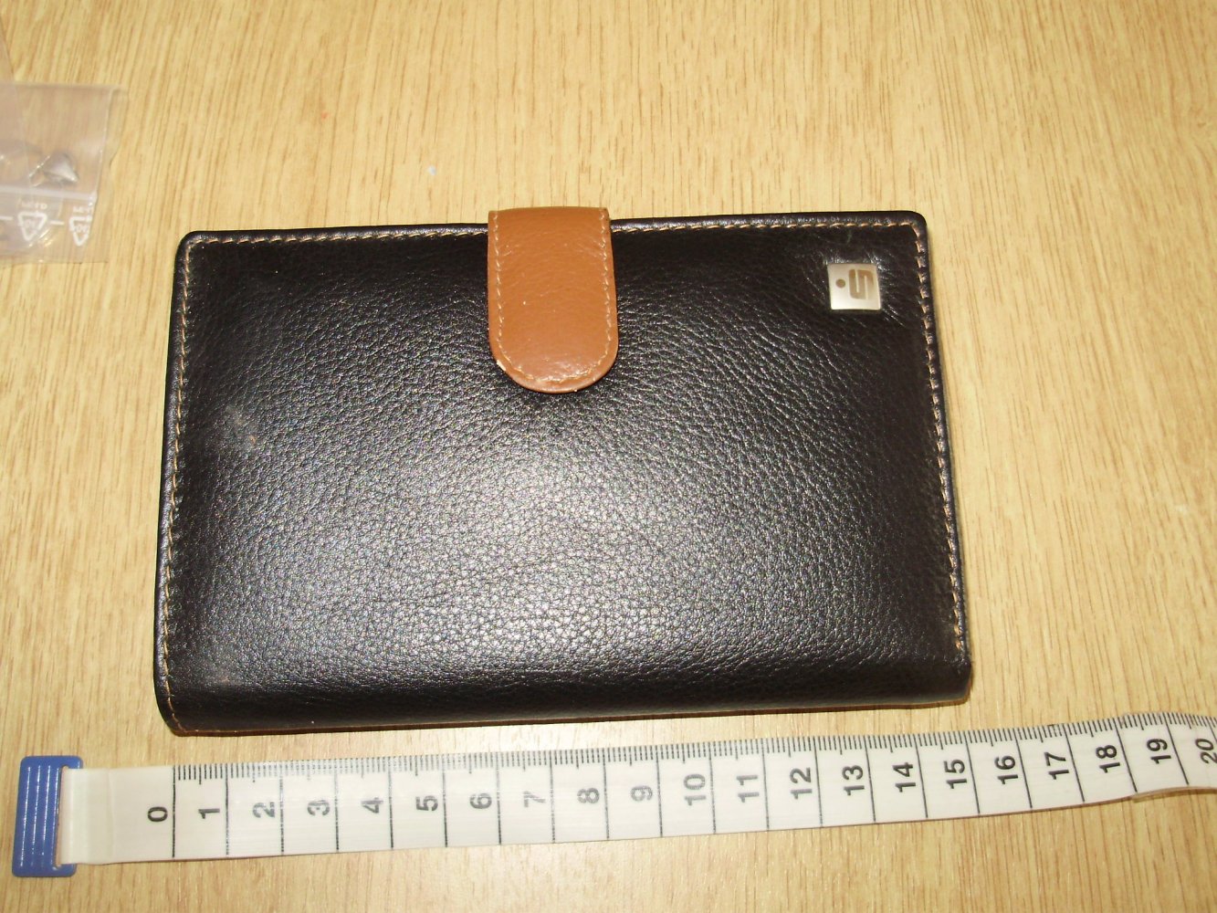 Echt Leder Geldbeutel schwarz braun NEU