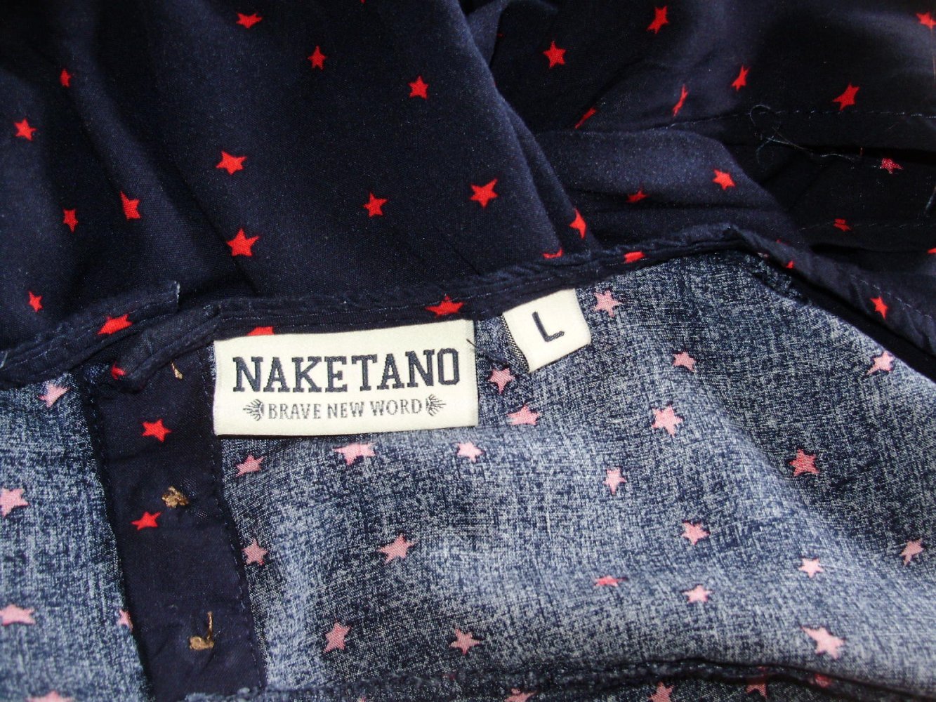 Naketano Kleid dunkelblau gefüttert L