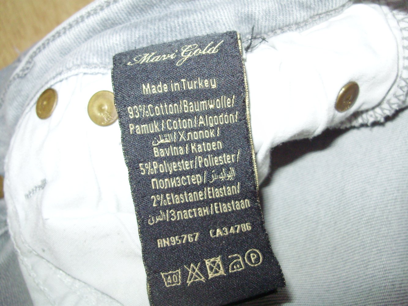 Mavi Jeans gold Serenay hellgrau 27 / 27