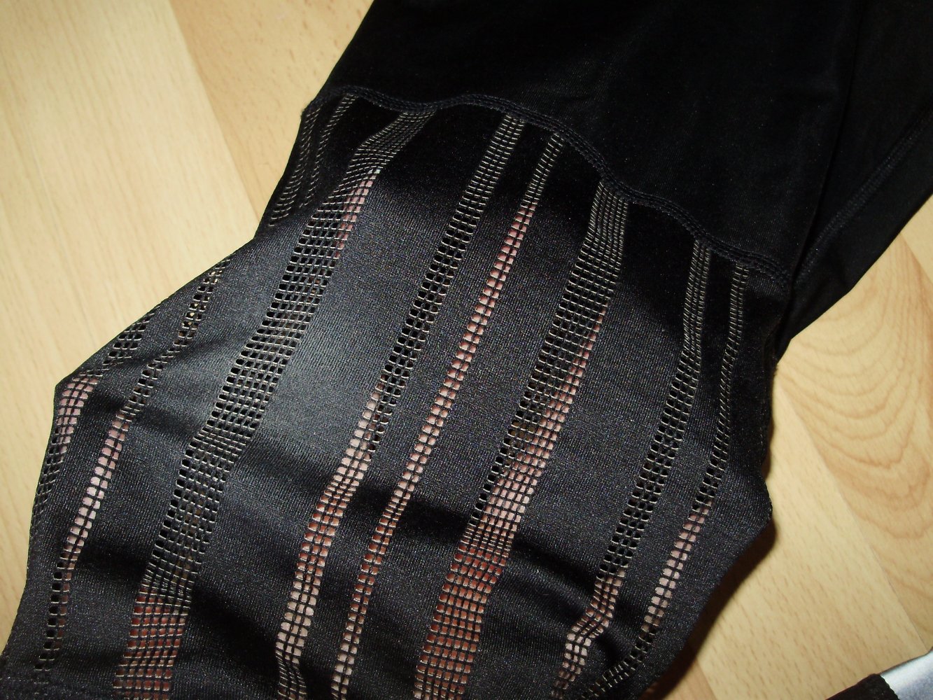 adidas Hose schwarz Durchbruchmuster XS