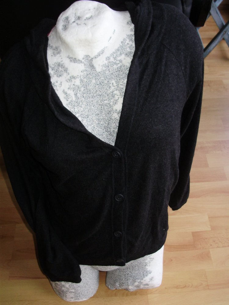 Street one Cardigan superweich dgrau Kapuze 36 NEU