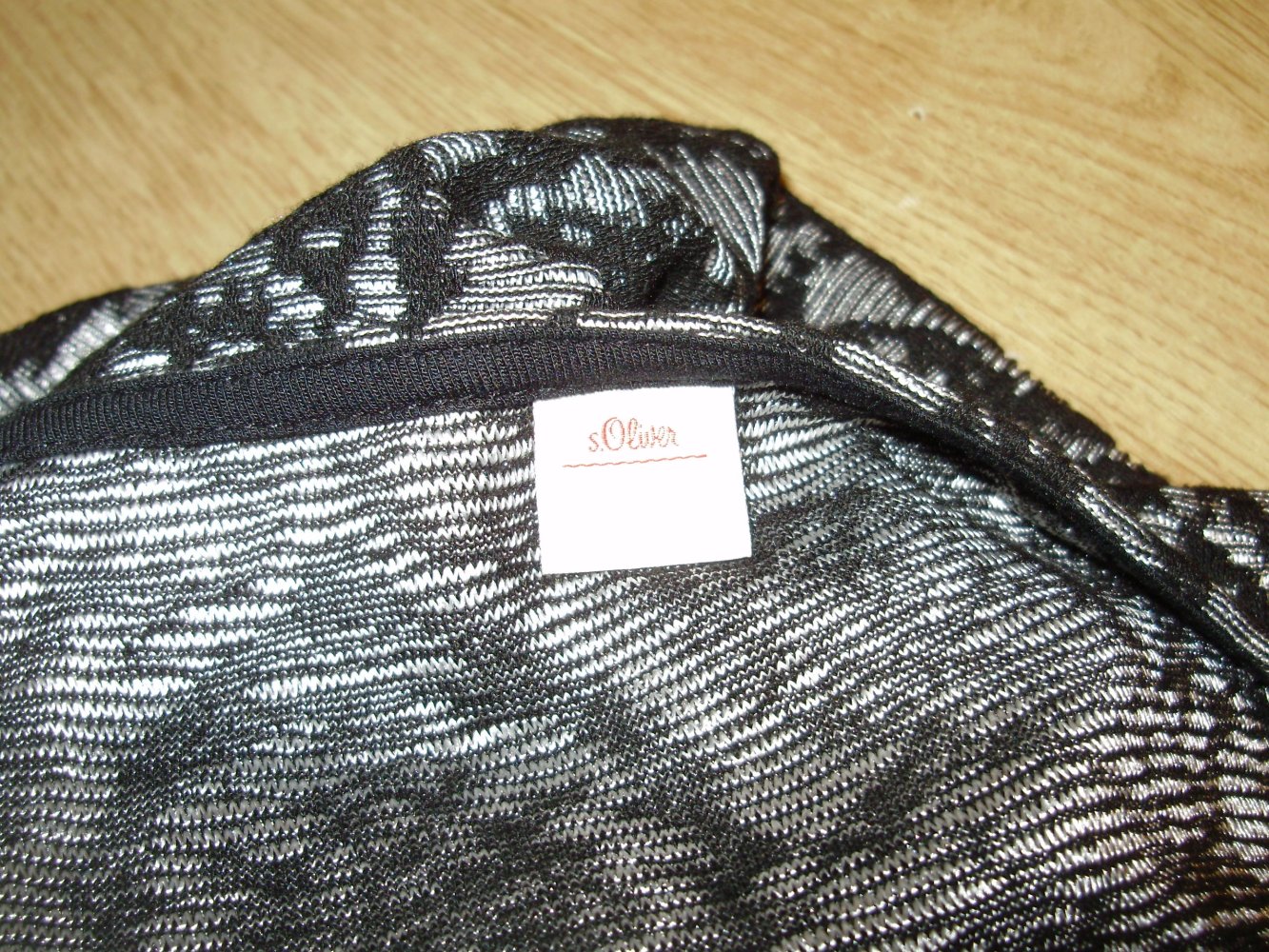 s. oliver Kleid wie Spitze Stretch schwarz silber 34 S