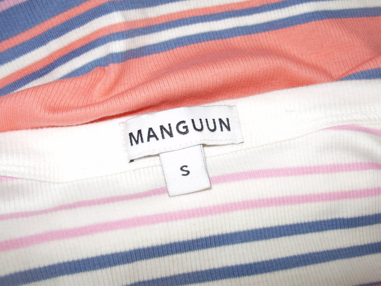 Manguun Shirt Stretch Strick Streifen S