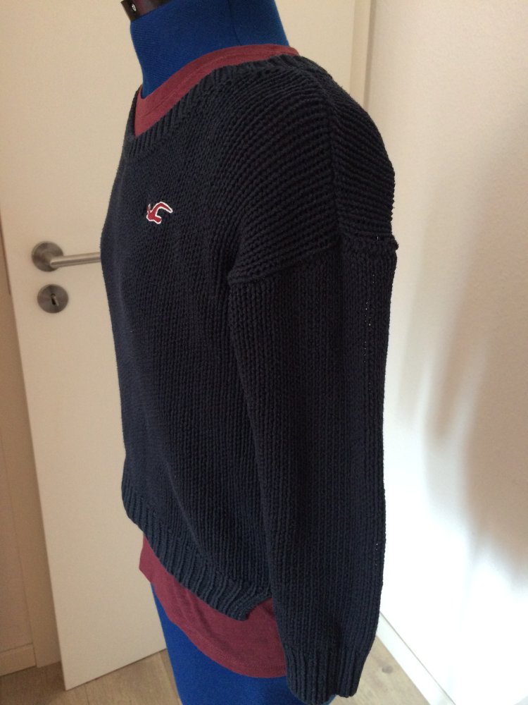 Hollister Pulli cropped mit Schleife, S/M