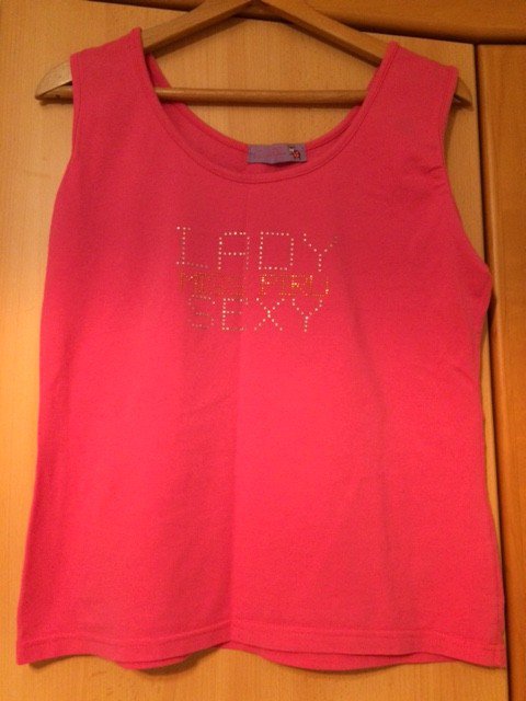 Pinkes Tanktop in Gr. 42/44