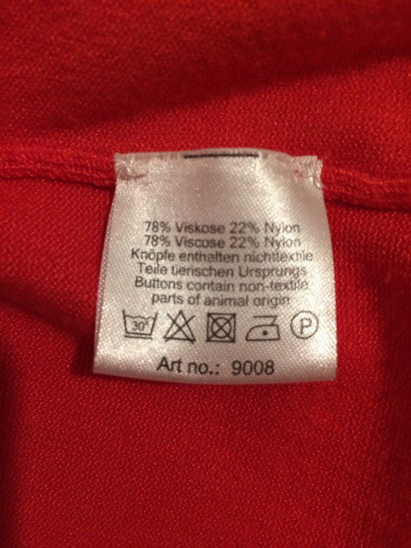 Roter Cardigan von S. Marlon, Gr. S