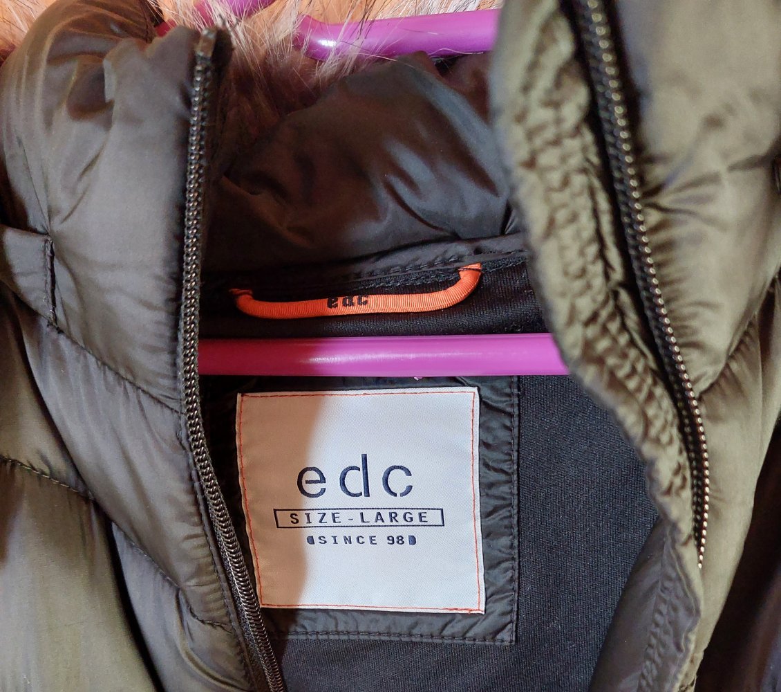 Schwarze Winterjacke