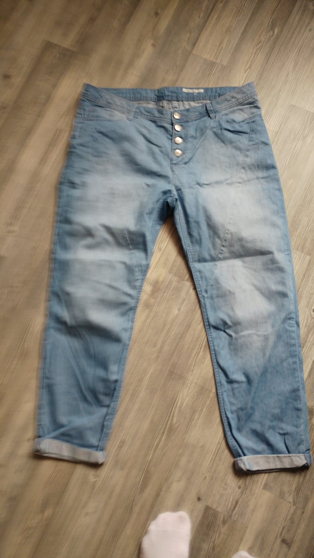 hellblaue 3/4 Jeans