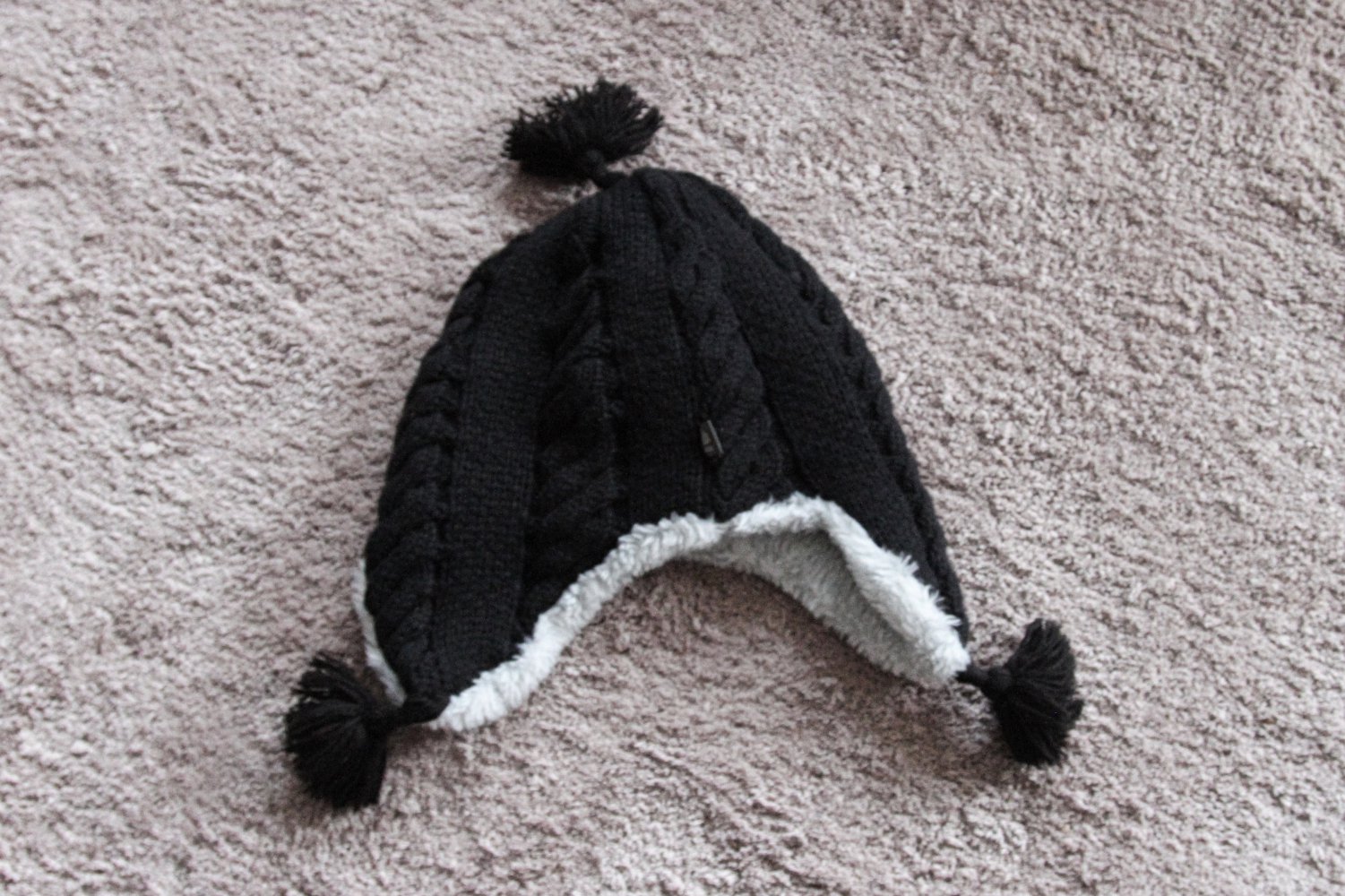 Mütze warm Winter Bommelmütze, NP 24,95€