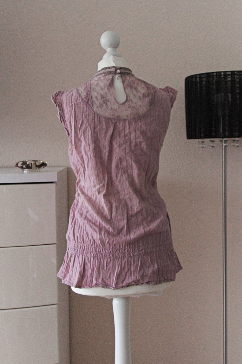 Tshirt / Bluse Detailverliebt, Samt, süß, elegant, festlich