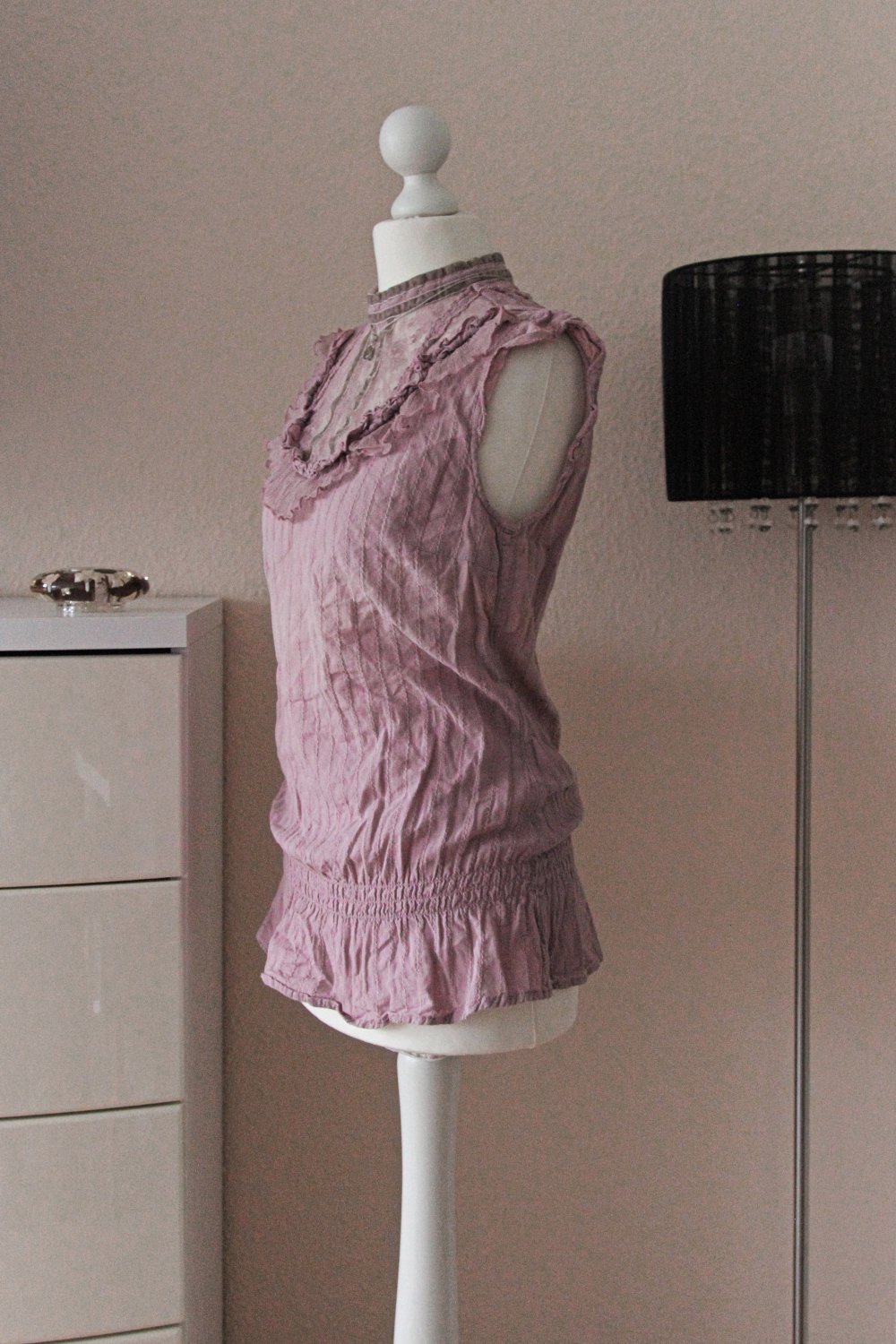 Tshirt / Bluse Detailverliebt, Samt, süß, elegant, festlich