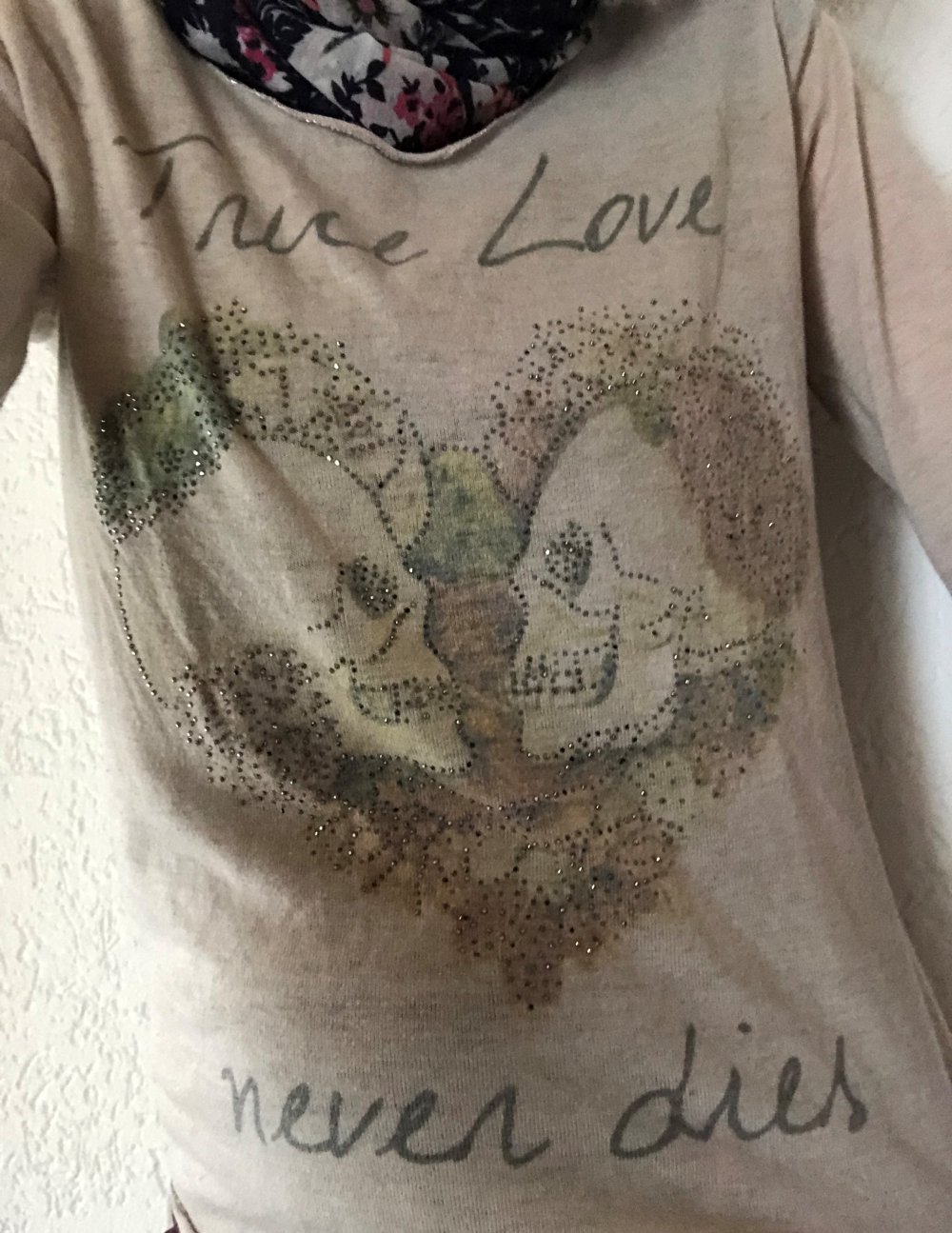 Damen langarm Oberteil