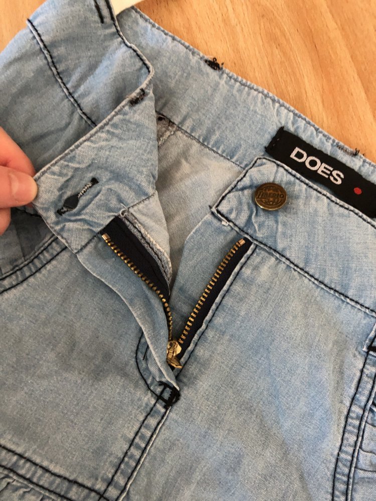 Jeans minirock größe XS