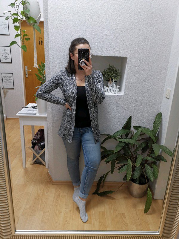 Gemusterter cardigan