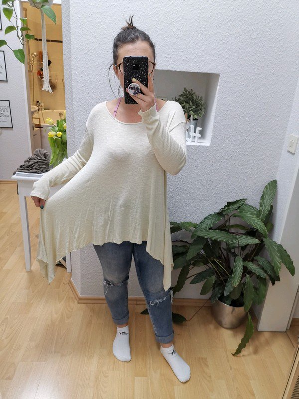 Asymmetrisches Oberteil