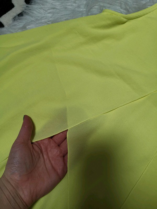 Zitronen gelbes Volant top Neu