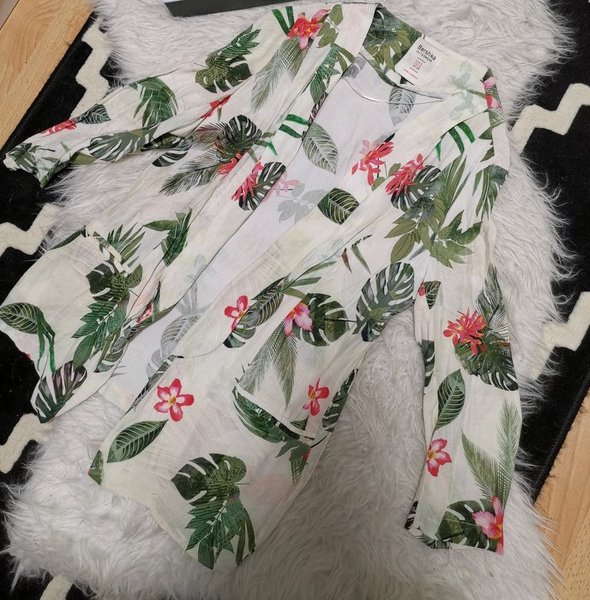 Blazer / cardigan tropical jungle style