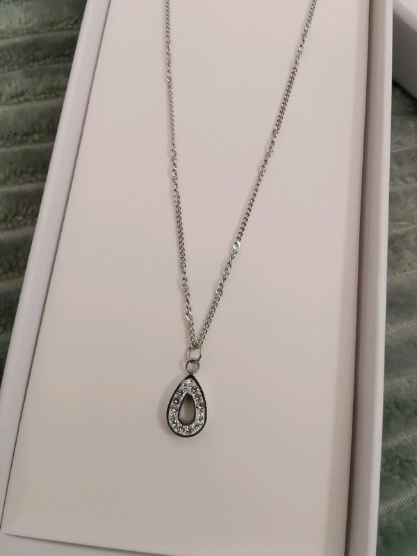 Purelei set Kette und Ohrringe Silber