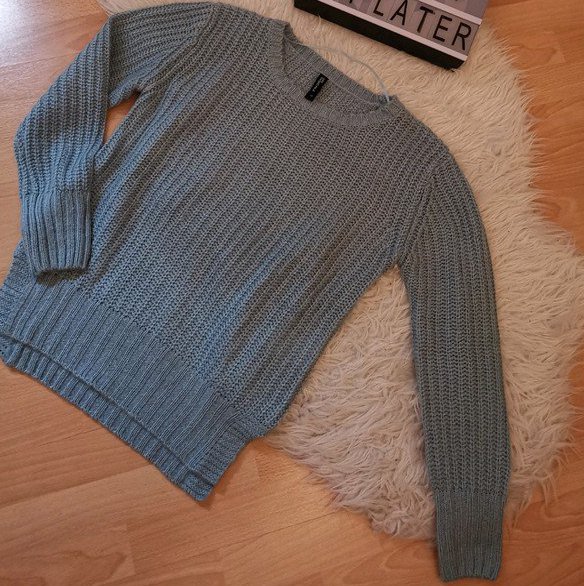 Cozy winter pullover mit Schlitz
