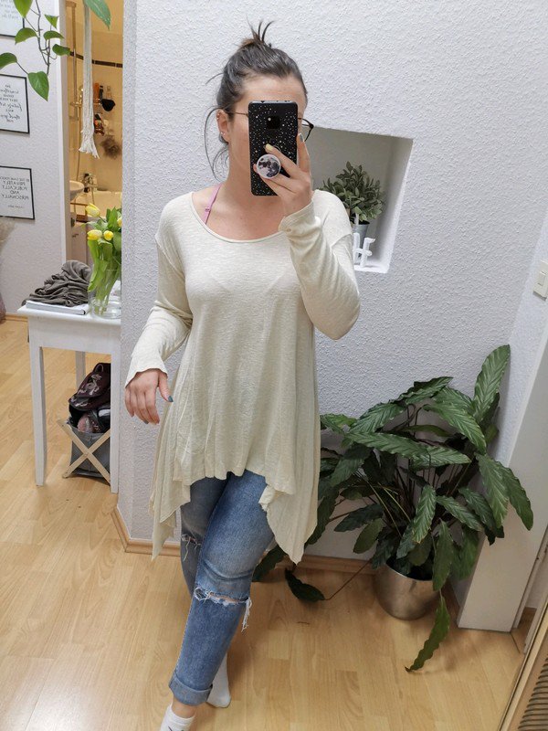 Asymmetrisches Oberteil