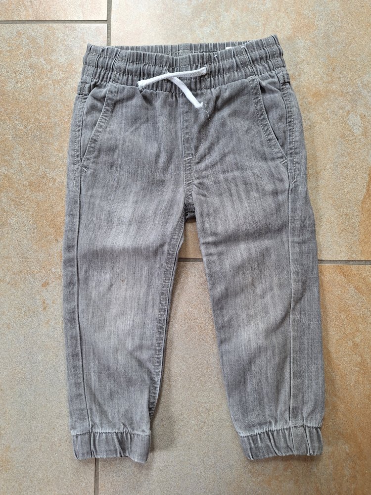 Graue Jeans Jogger Pull-on Gr. 92 Twilljoggers