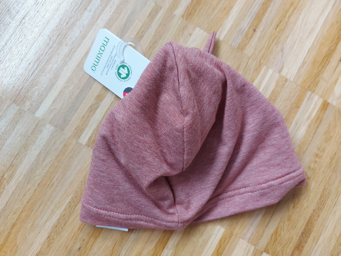 wunderschöne NEUE rote Knotenmütze/Turban von maximo Gr. 45