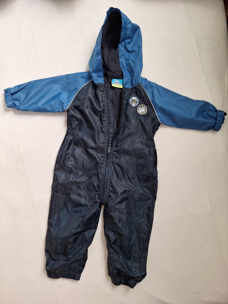 Praktischer Regenschutz-Overall, Gr. 86 (Regenhose und -jacke in einem) Regenanzug