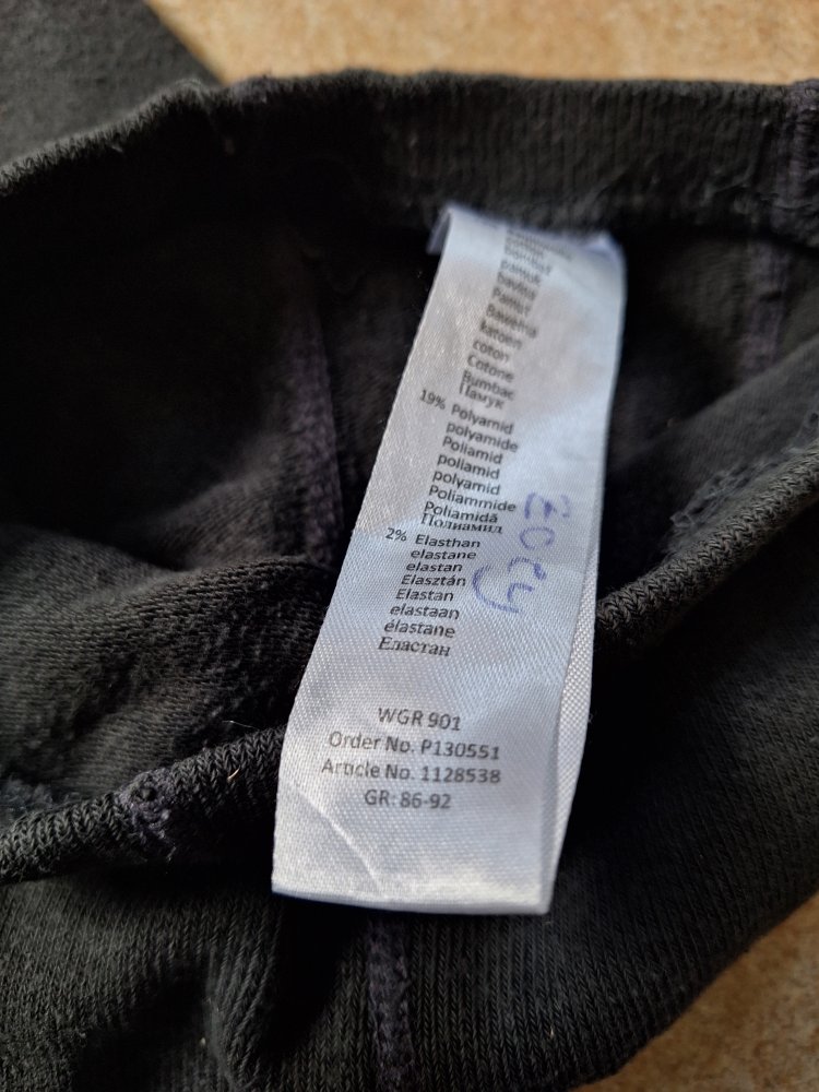 Graue Strumpfhose Gr. 86/92